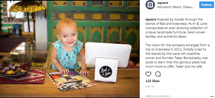 Square's B2B content marketing