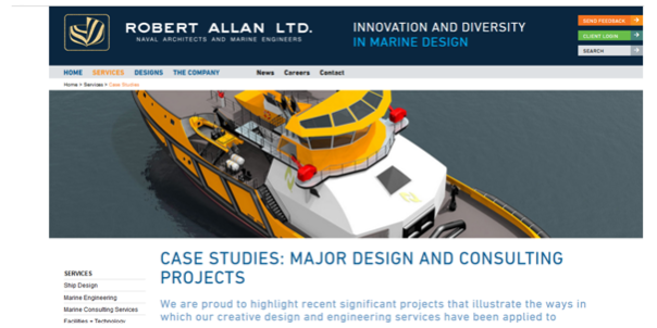 Robert Allan Ltd. B2B content marketing