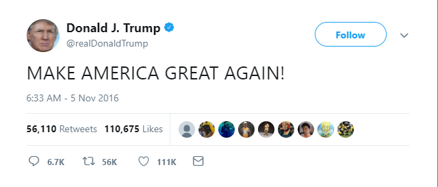 Trump on Twitter