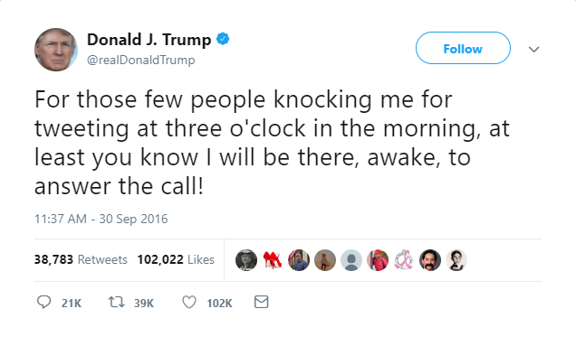 Trump on Twitter