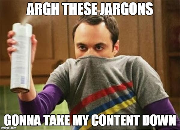 use of jargon in content