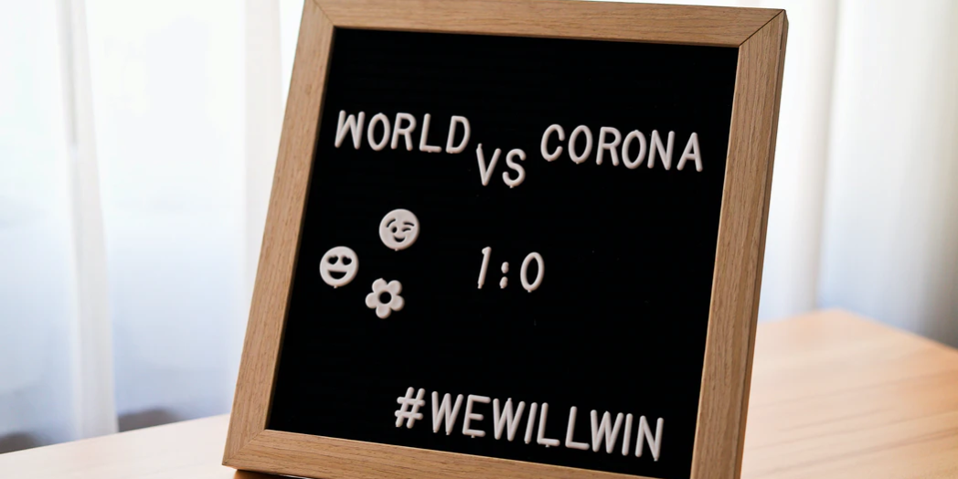 world vs corona photo frame image