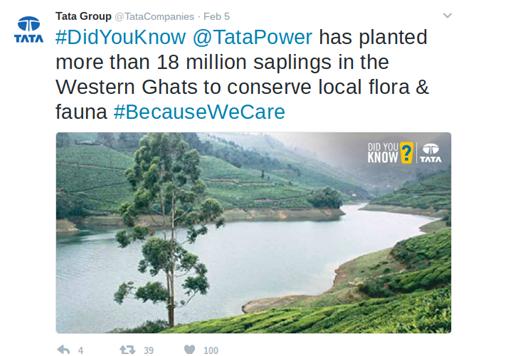 B2B and B2C content marketing in India by Tata