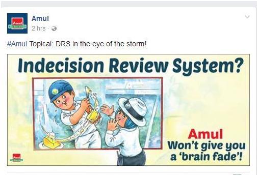Content marketing in India by Amul 