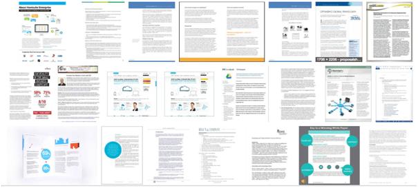 Examples of white paper for B2B content marketing