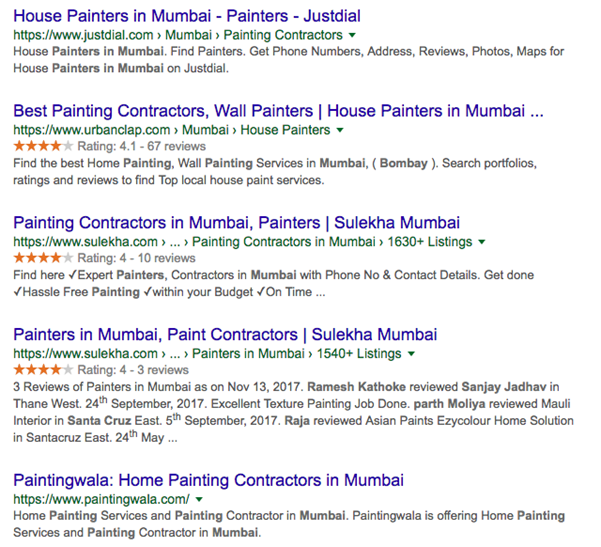 Content marketing in India and getting listed on Google search results