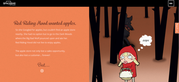 Content for website should have a homepage!