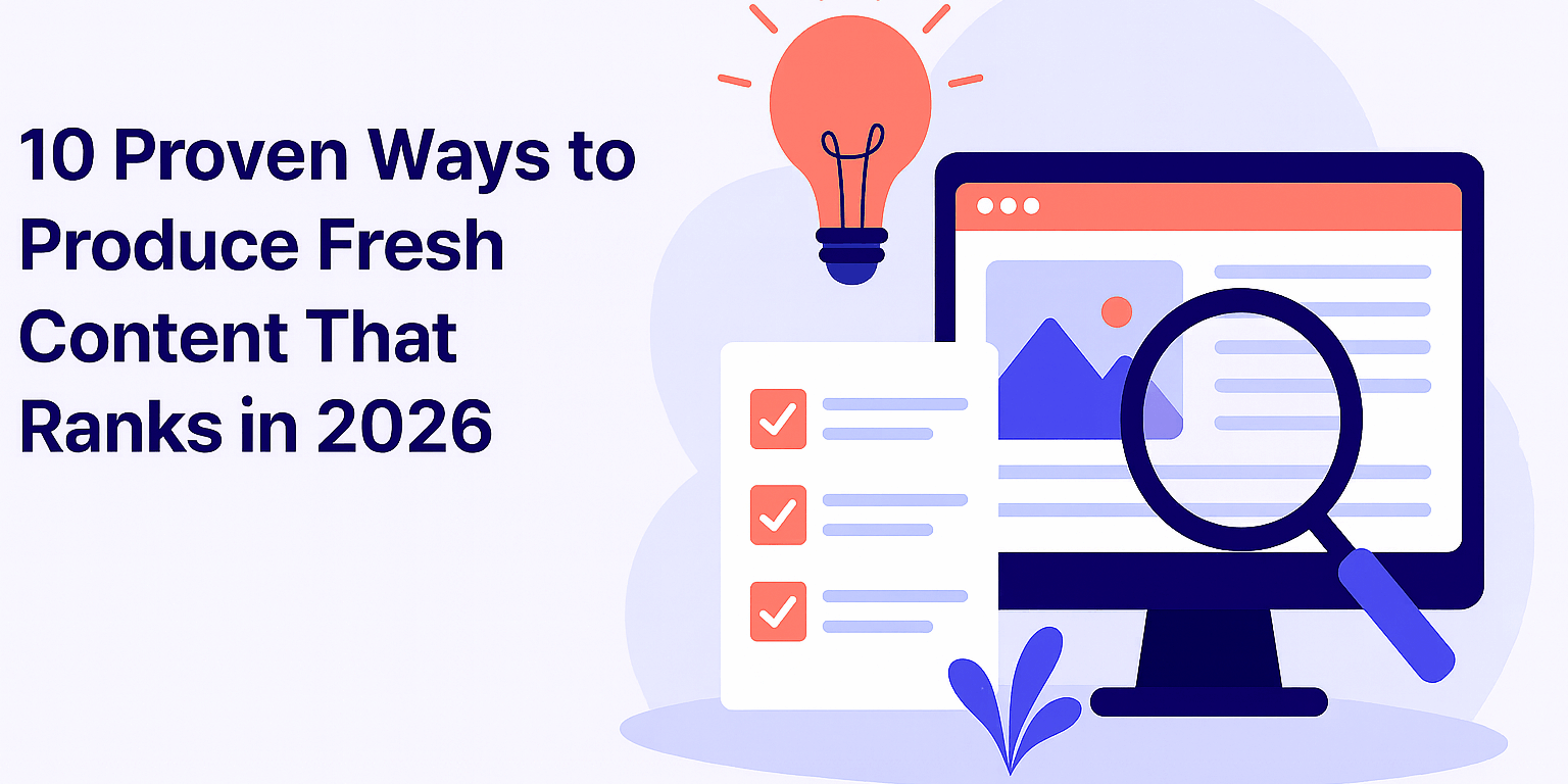 Produce Fresh Content That Ranks